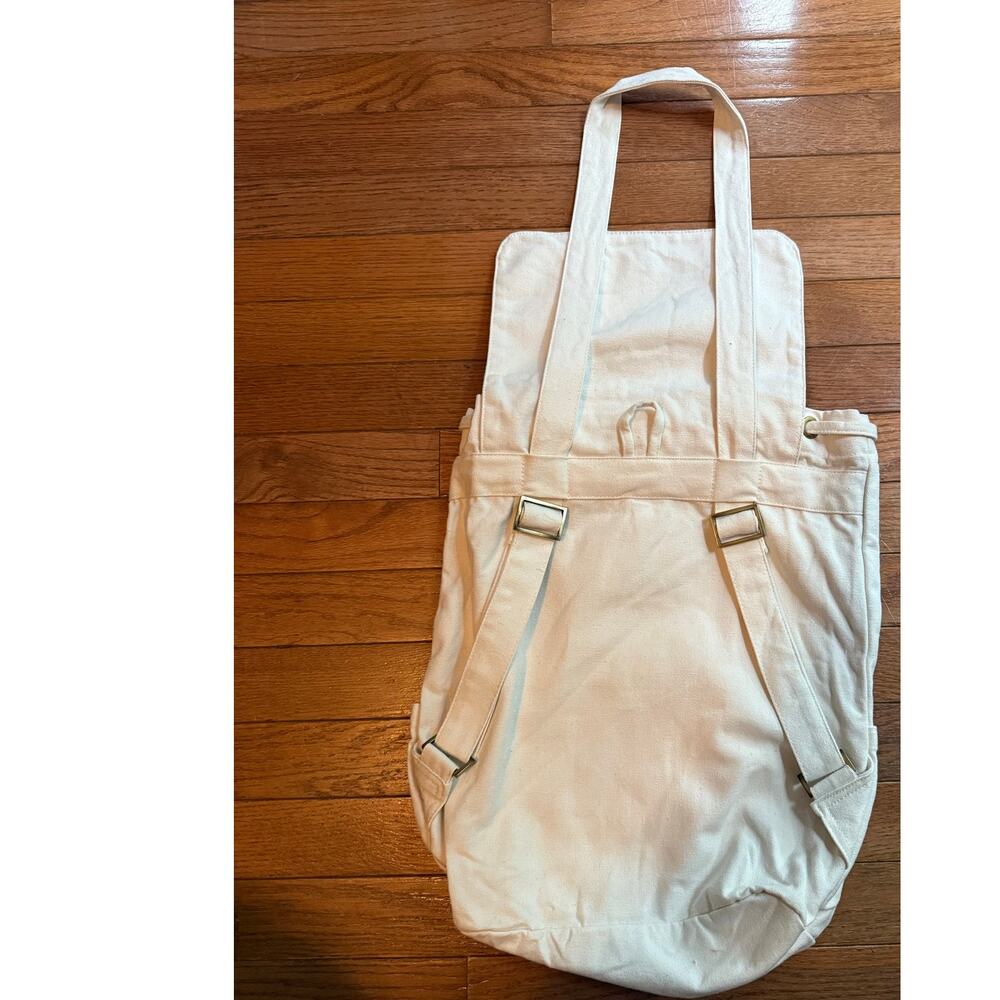 Laude the Label off white Convertable canvas bag 100% cotton - Picture 7 of 9